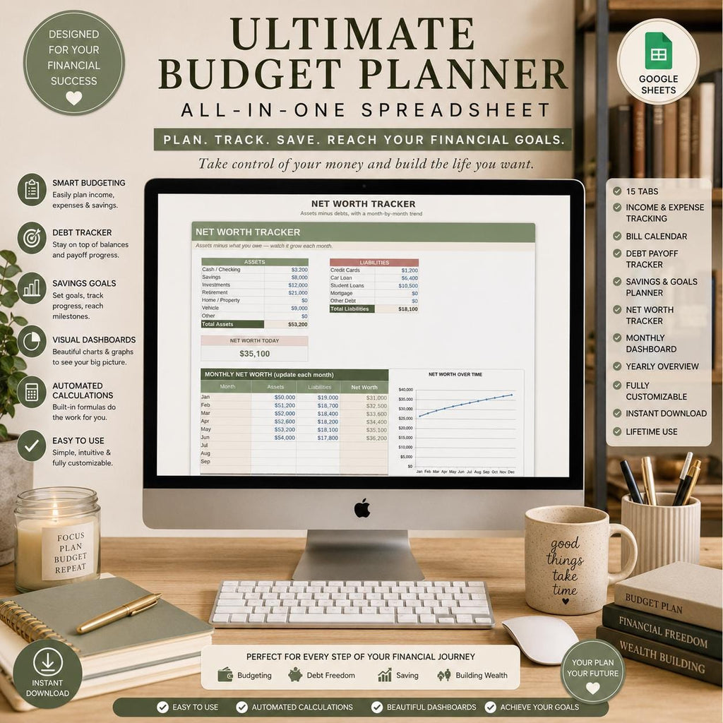 Annual Budget Planner Spreadsheet