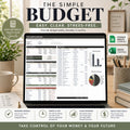 Simple Budget Spreadsheet for Excel & Google Sheets