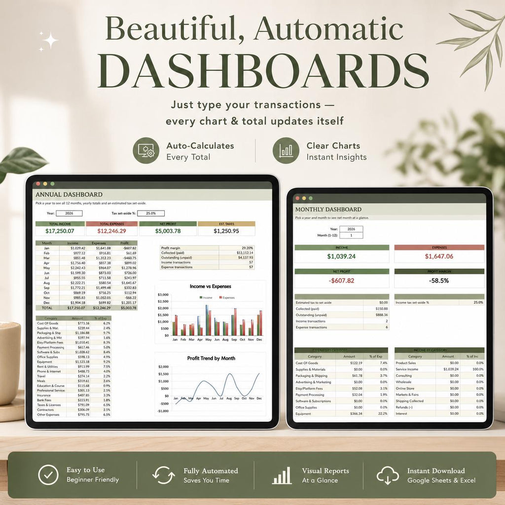 Small Business Bookkeeping Spreadsheet