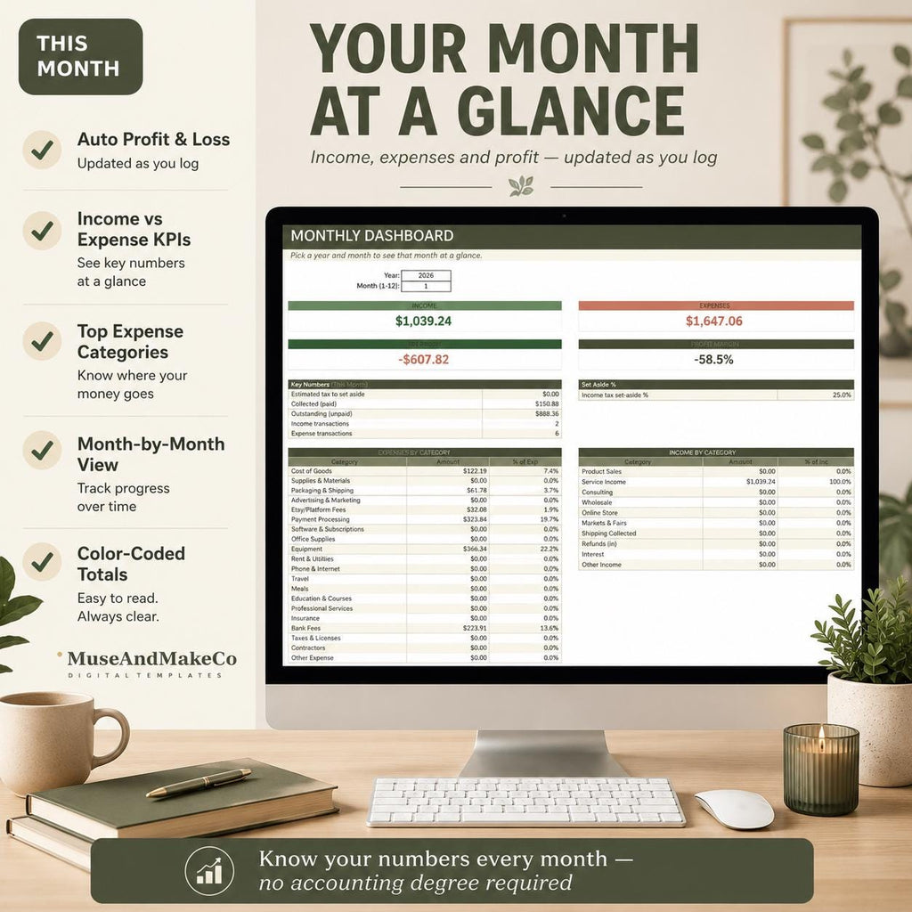 Small Business Bookkeeping Spreadsheet