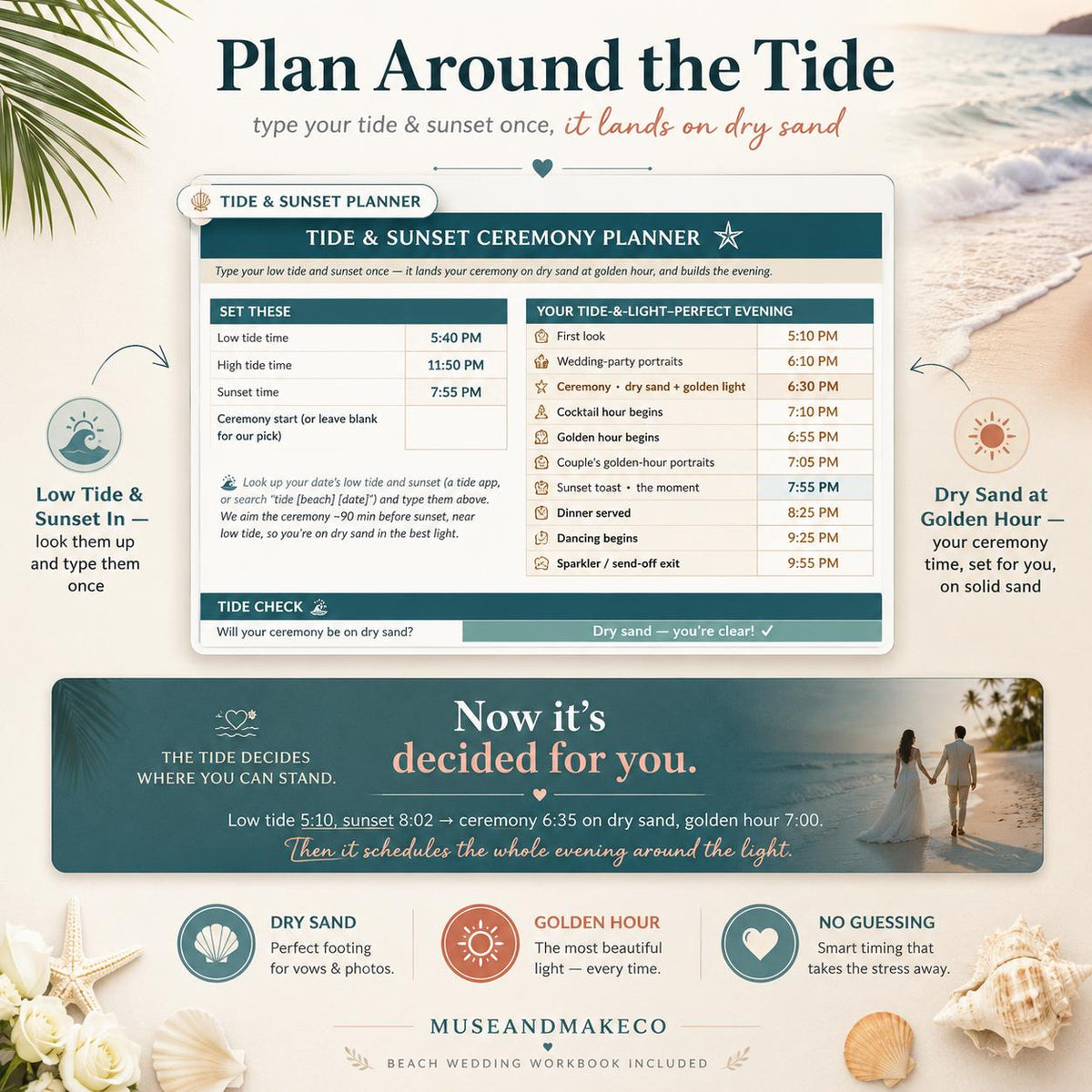 Beach Wedding Planner Spreadsheet