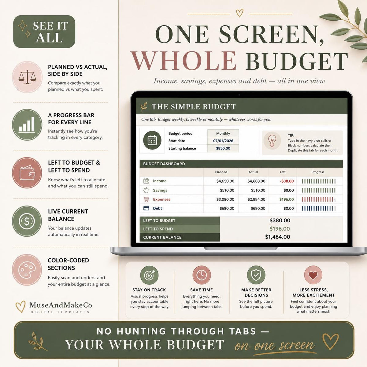Wedding Planner Spreadsheet Bundle