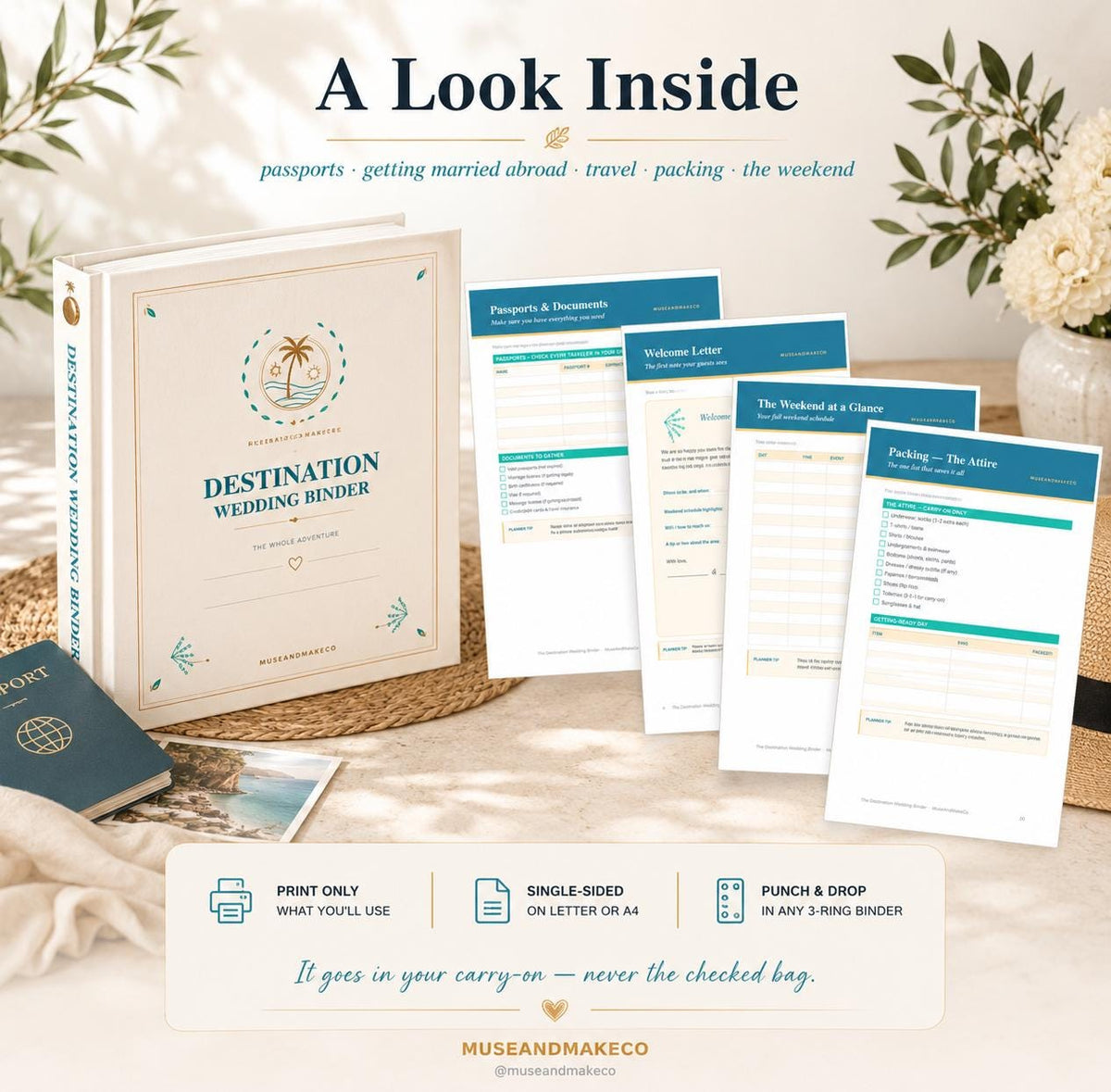 Destination Wedding Planner Spreadsheet