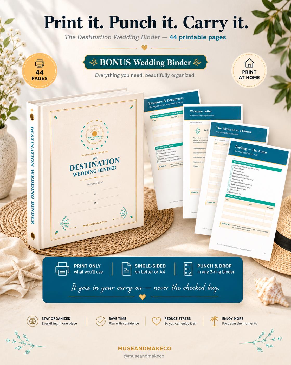 Destination Wedding Planner Spreadsheet