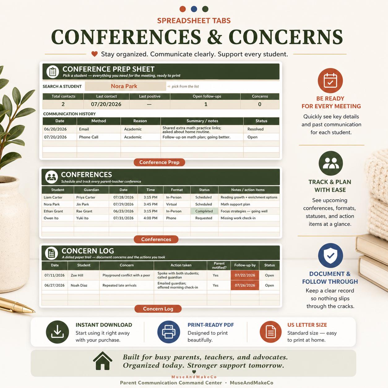 Teacher Parent Communication Hub