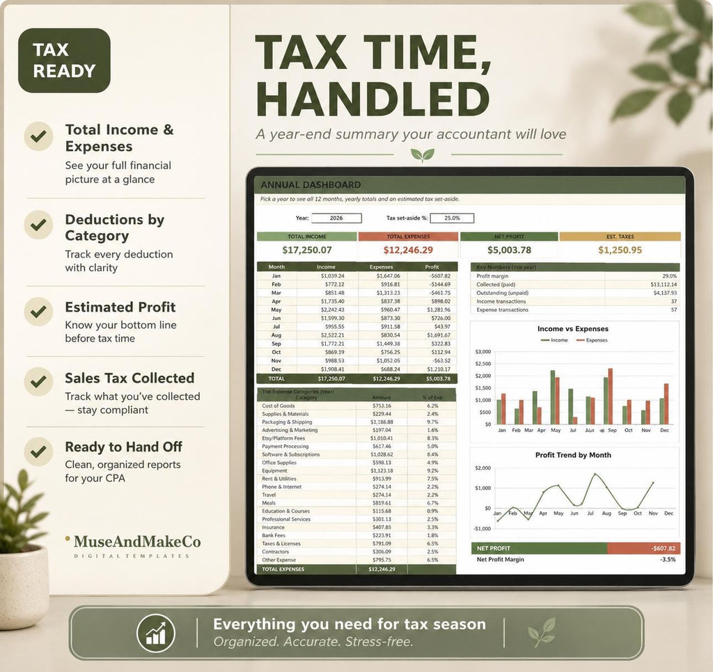 Small Business Bookkeeping Spreadsheet