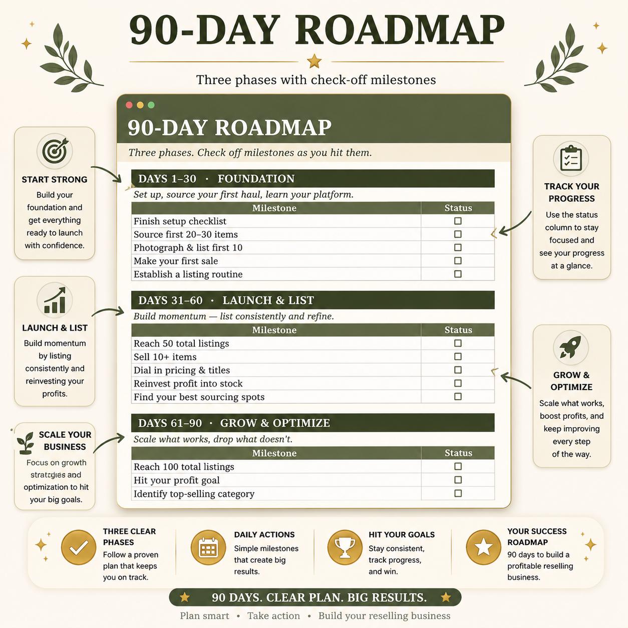90-day Reseller Launch Plan: Business Startup Workbook