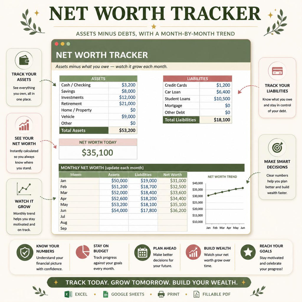Annual Budget Planner Spreadsheet