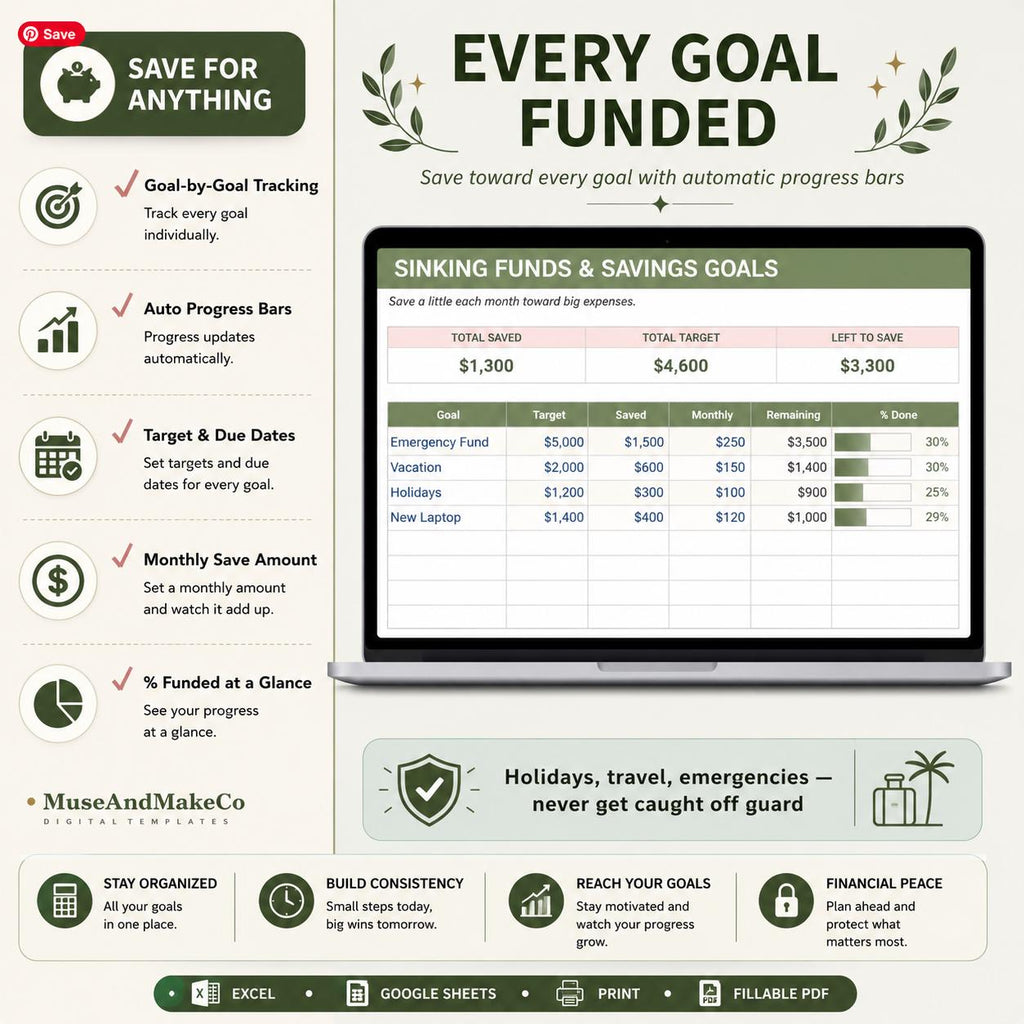 Annual Budget Planner Spreadsheet