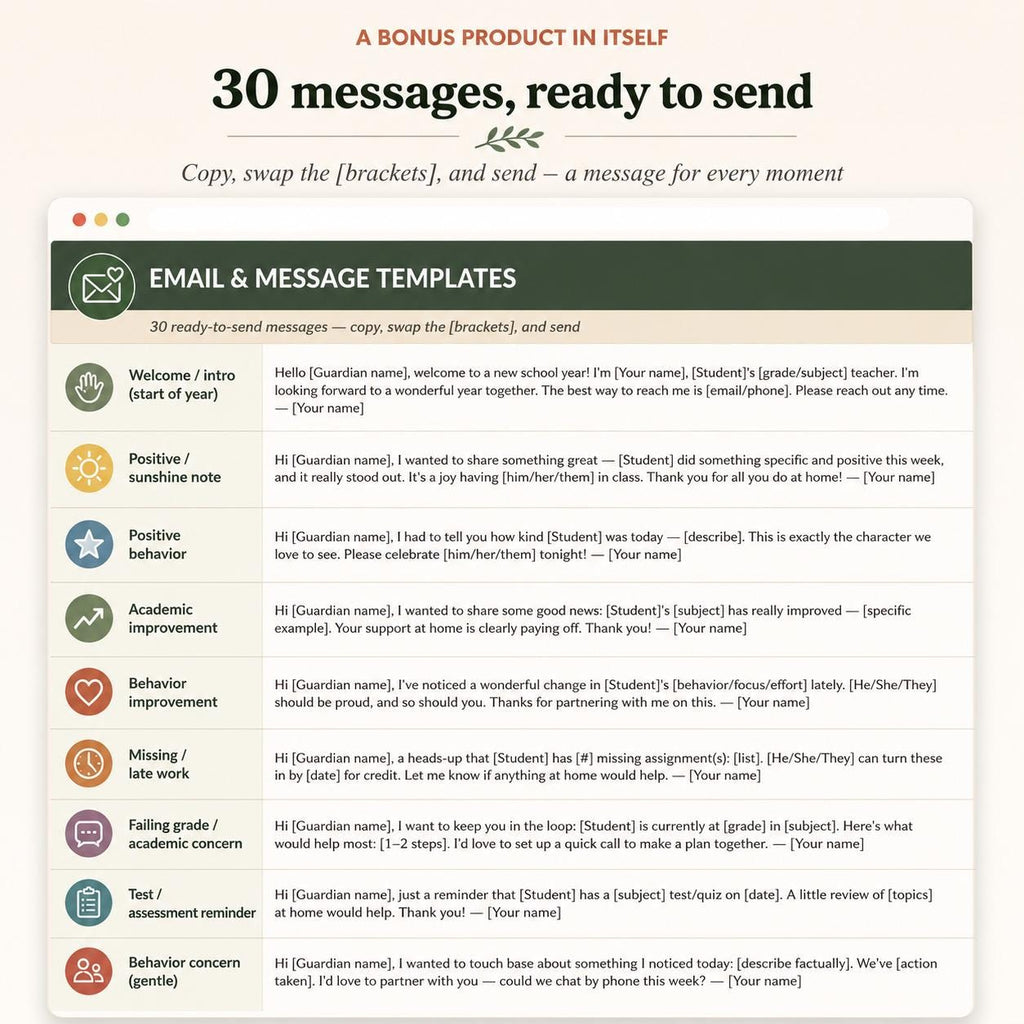 Teacher Parent Communication Hub