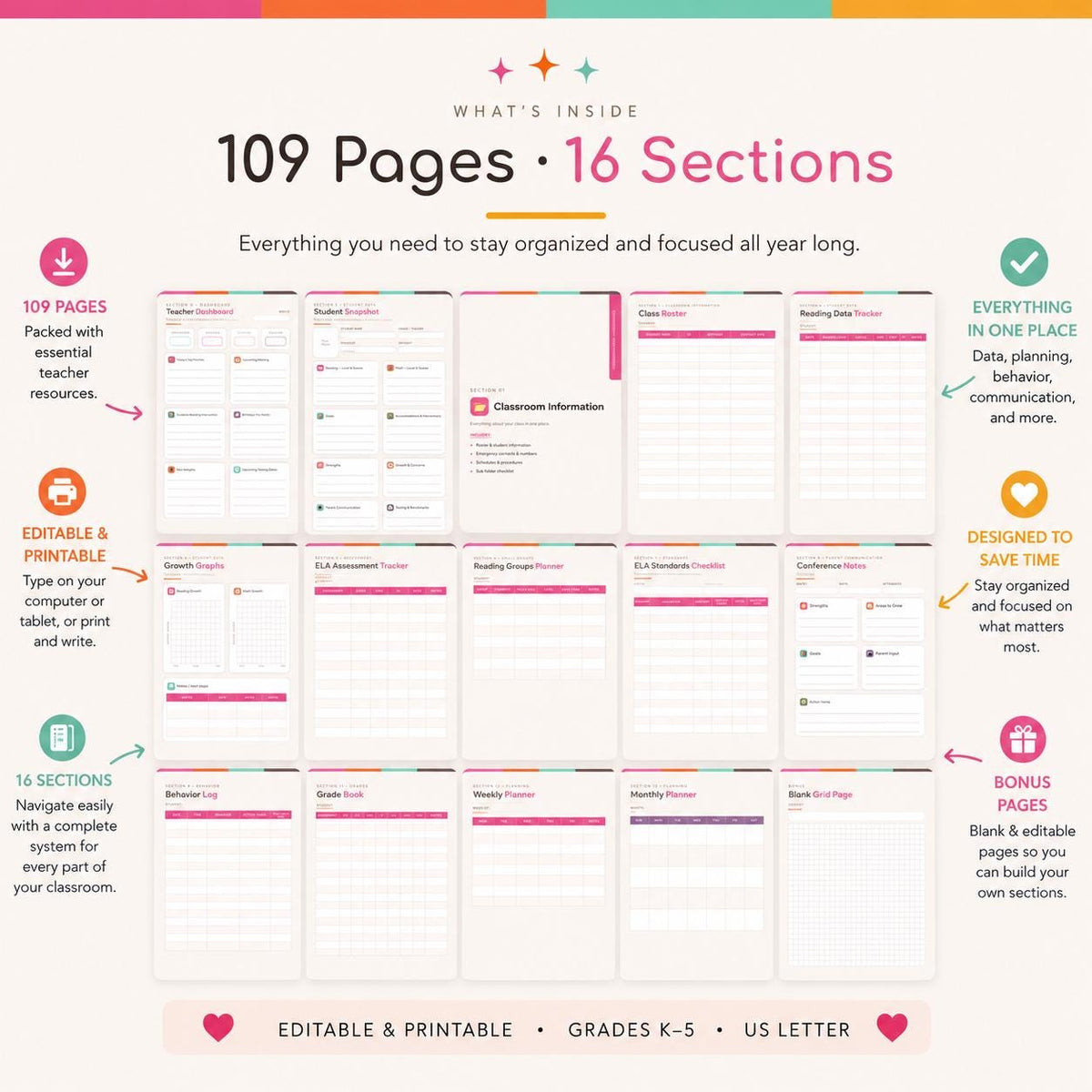 Teacher Data Binder — Ultimate