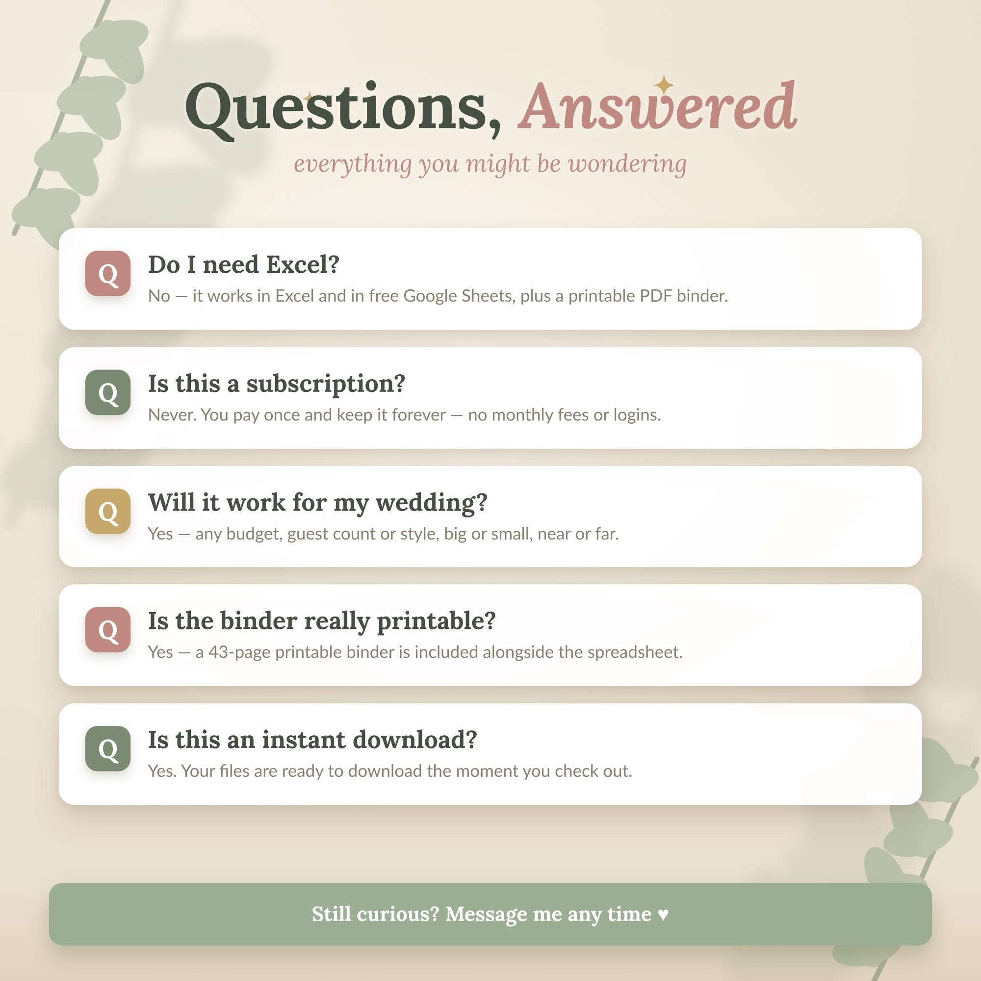 Wedding Planner Spreadsheet Bundle
