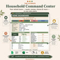 Household Command Center Spreadsheet