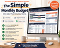 Simple Monthly Budget Planner Spreadsheet
