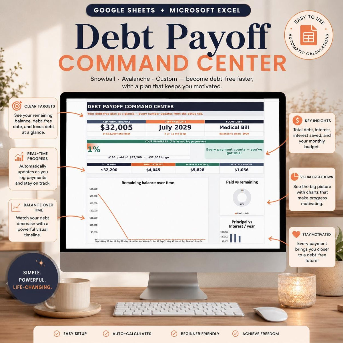Debt Payoff Tracker Spreadsheet
