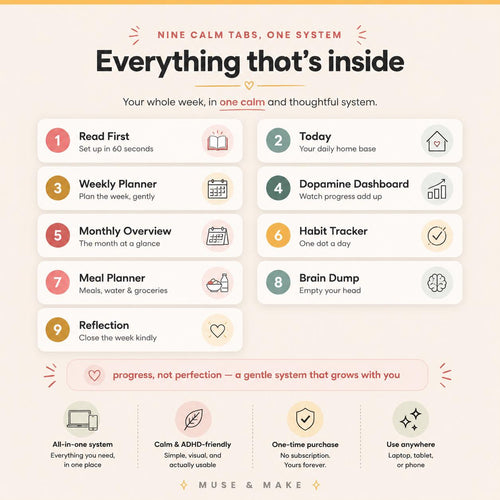 ADHD Productivity Planner & Tracker