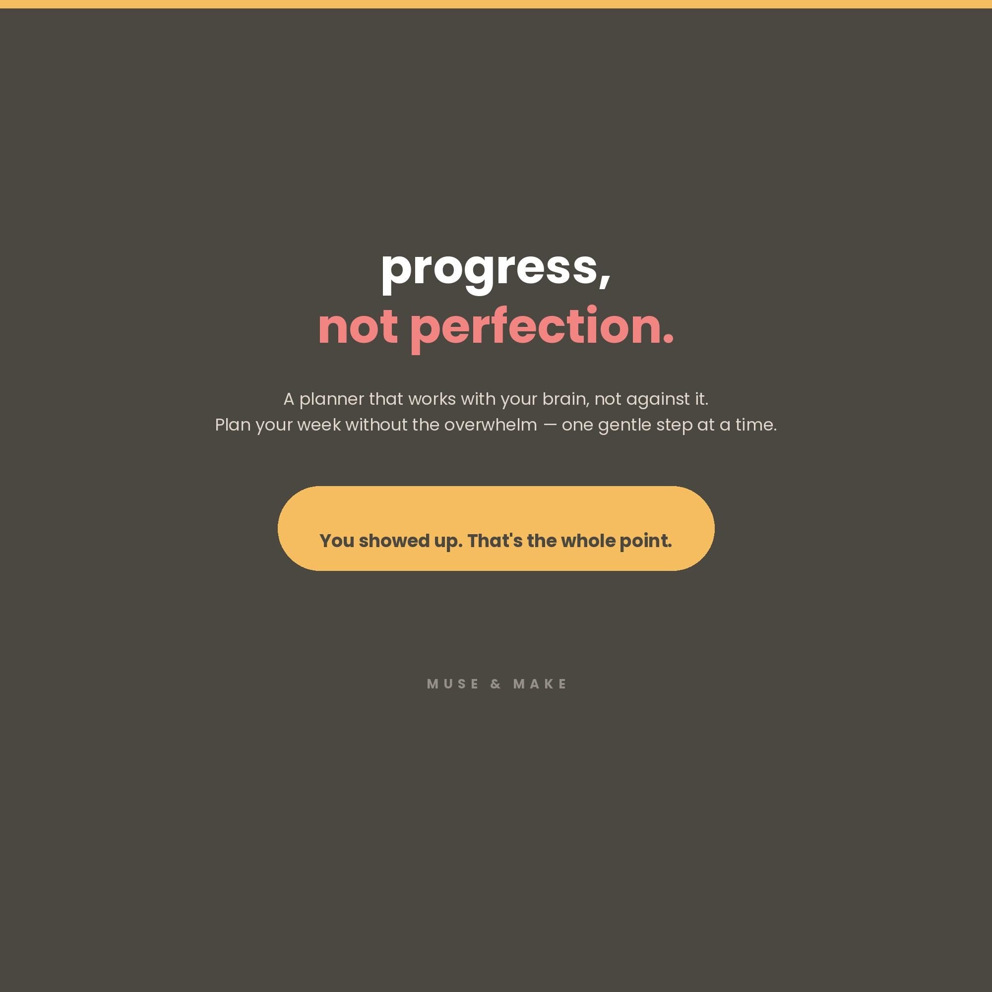 ADHD Productivity Planner & Tracker