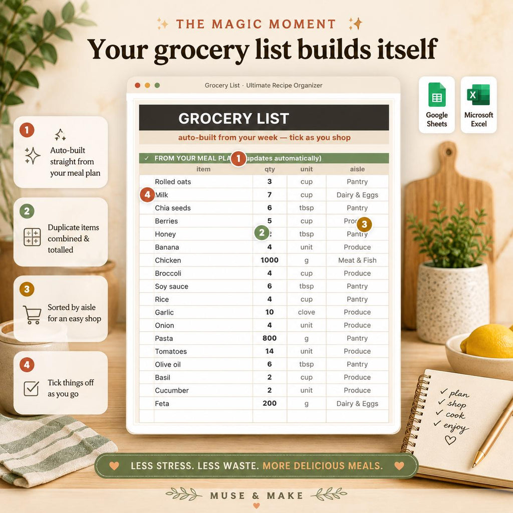 Ultimate Recipe Organizer & Meal Planner