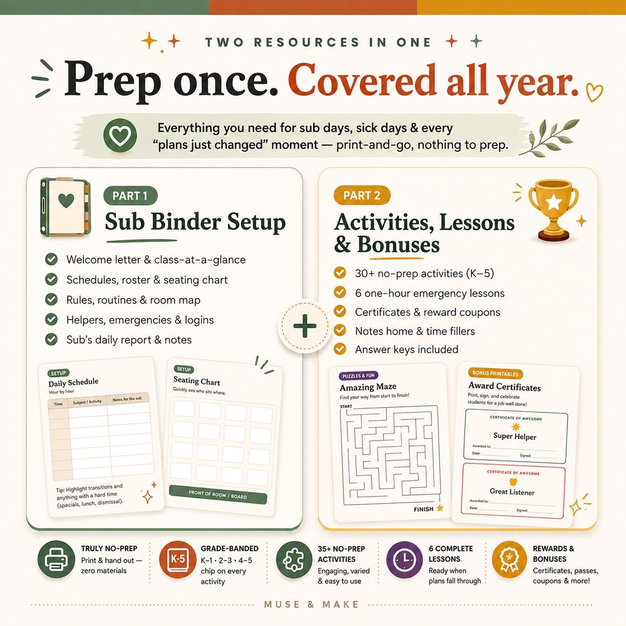Substitute Teacher Sub Plans