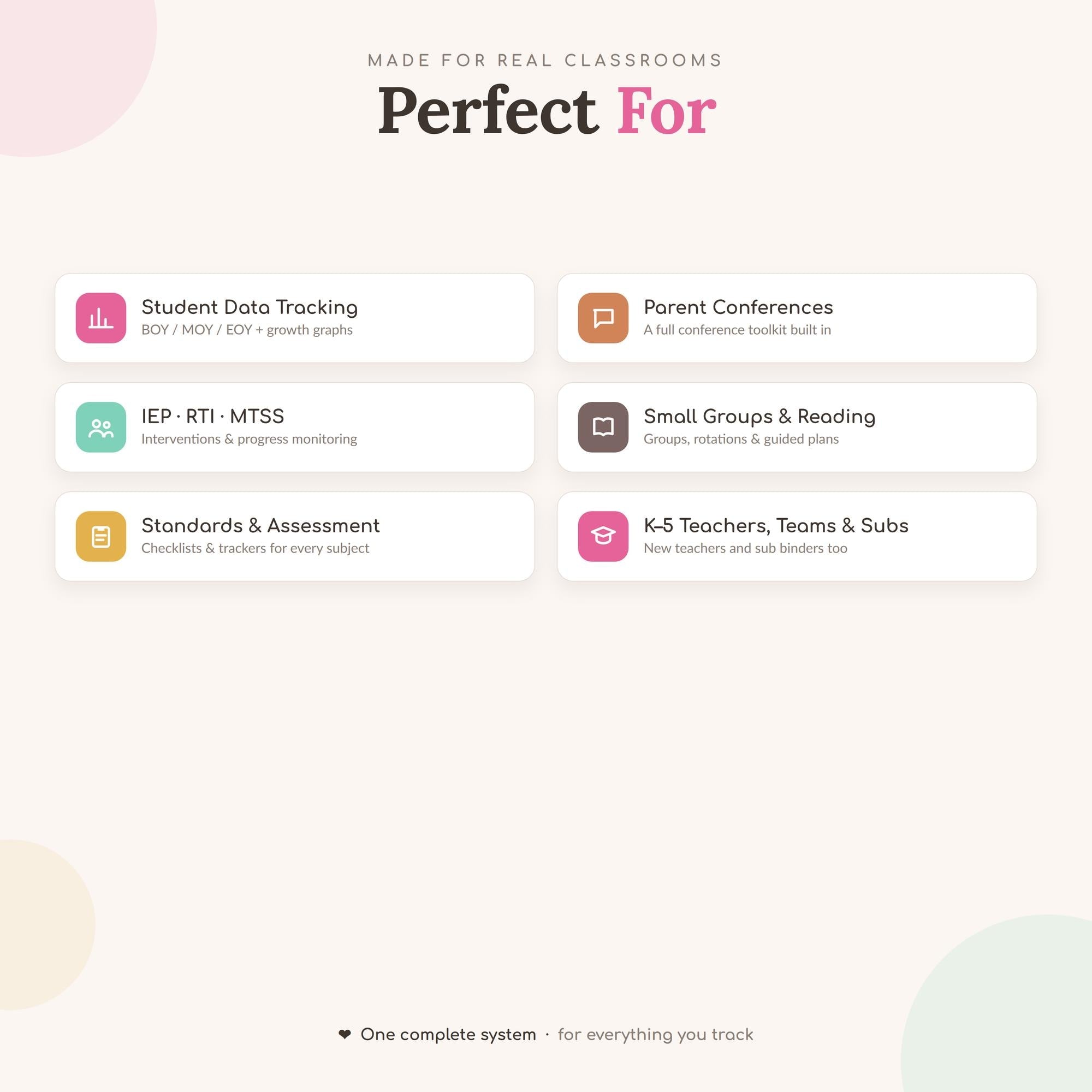 Teacher Data Binder — Ultimate