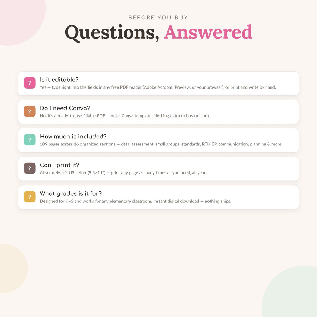 Teacher Data Binder — Ultimate