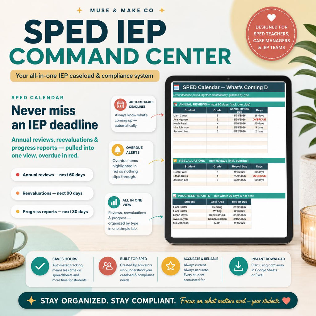 Ultimate SPED IEP Command Center