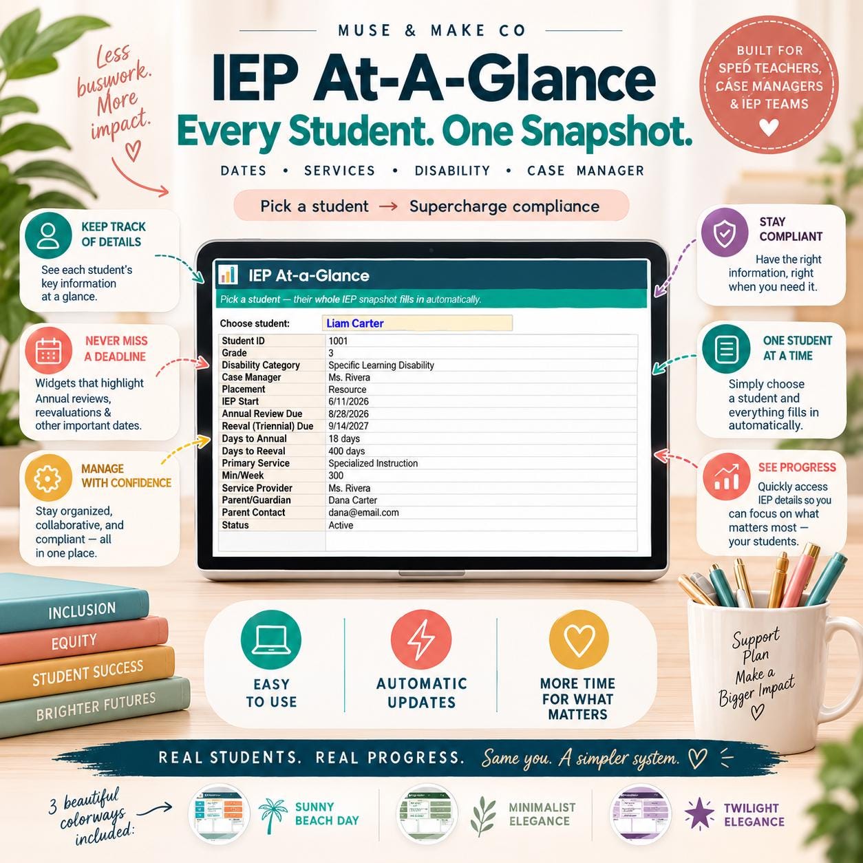 Ultimate SPED IEP Command Center