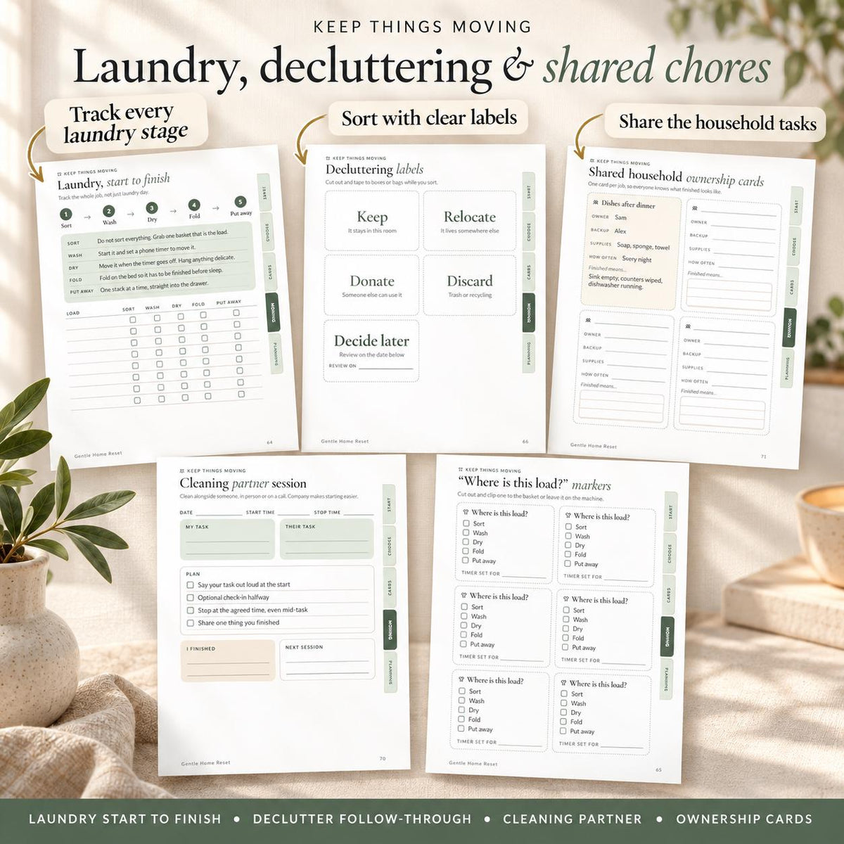 ADHD Cleaning Planner Printable