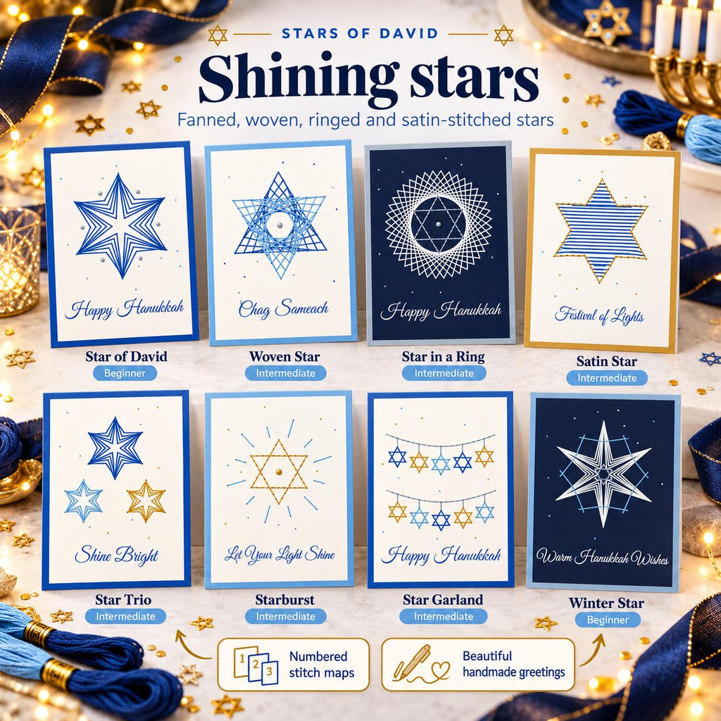 String Art Hanukkah Card Patterns