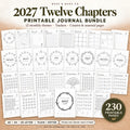 2027 Journal Bundle, 230 Printable Journal Pages