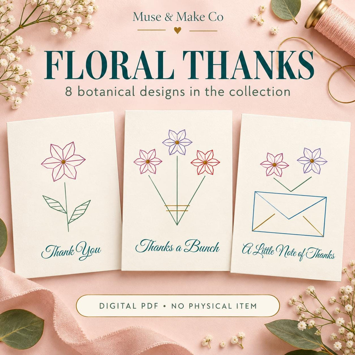 Thank You & Appreciation String Art Card Patterns
