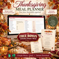 Thanksgiving Meal Planner Spreadsheet