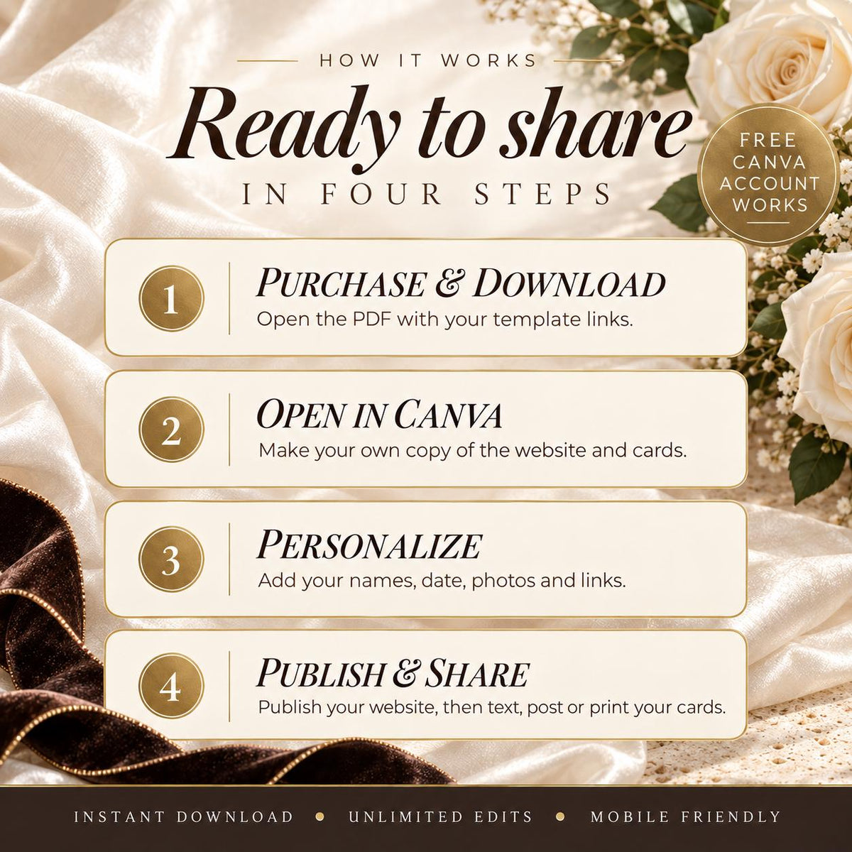 Espresso Save the Date Website Template