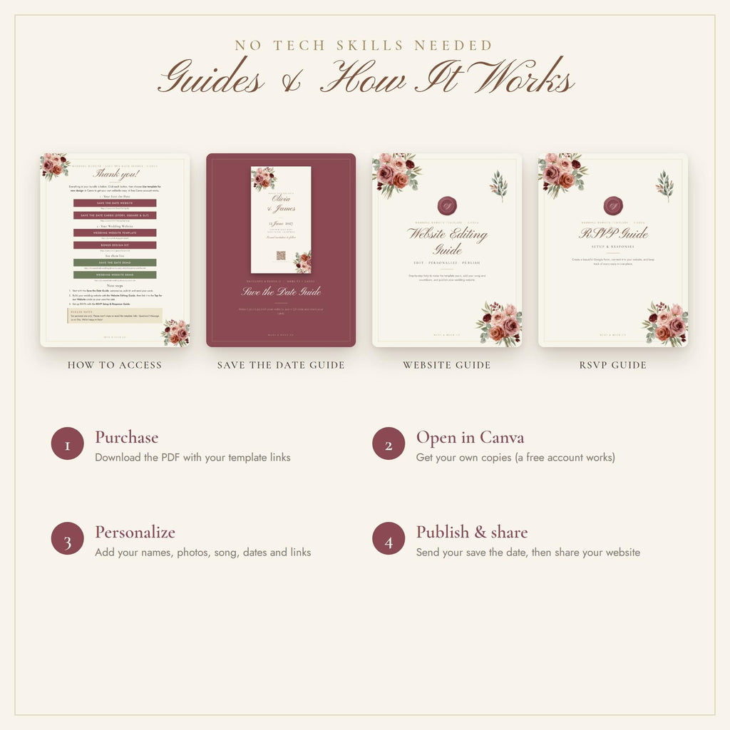 Wedding Website and Save the Date Bundle