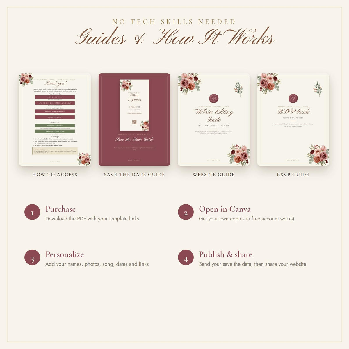 Wedding Website and Save the Date Bundle