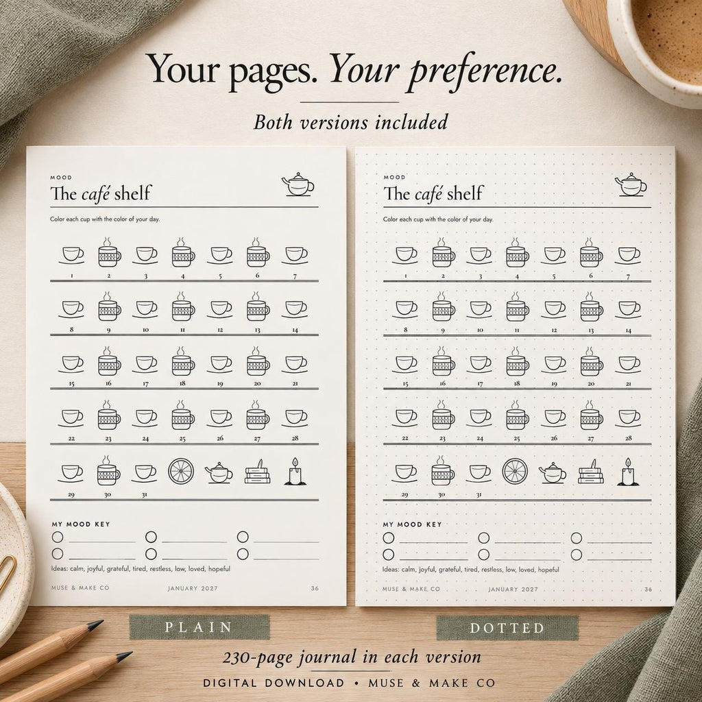 2027 Journal Bundle, 230 Printable Journal Pages