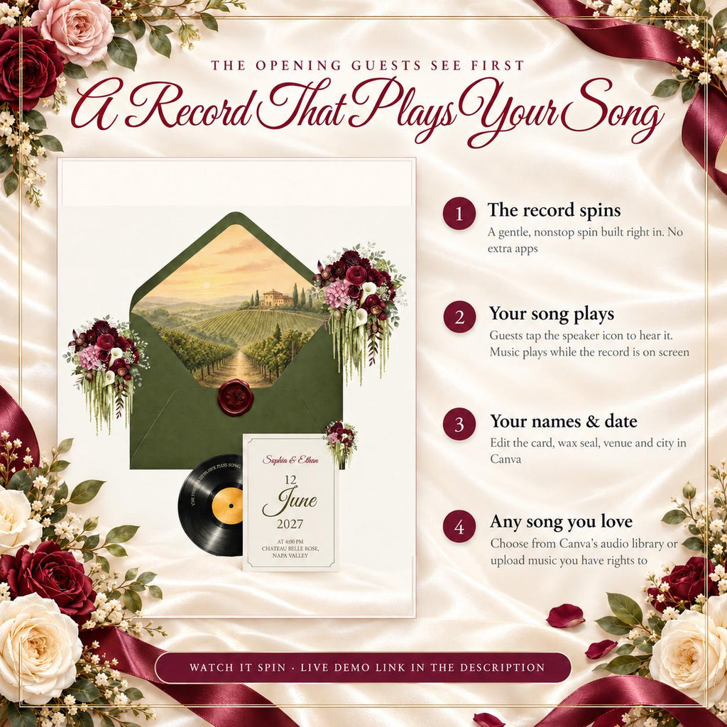 Wedding Website and Save the Date Bundle Canva