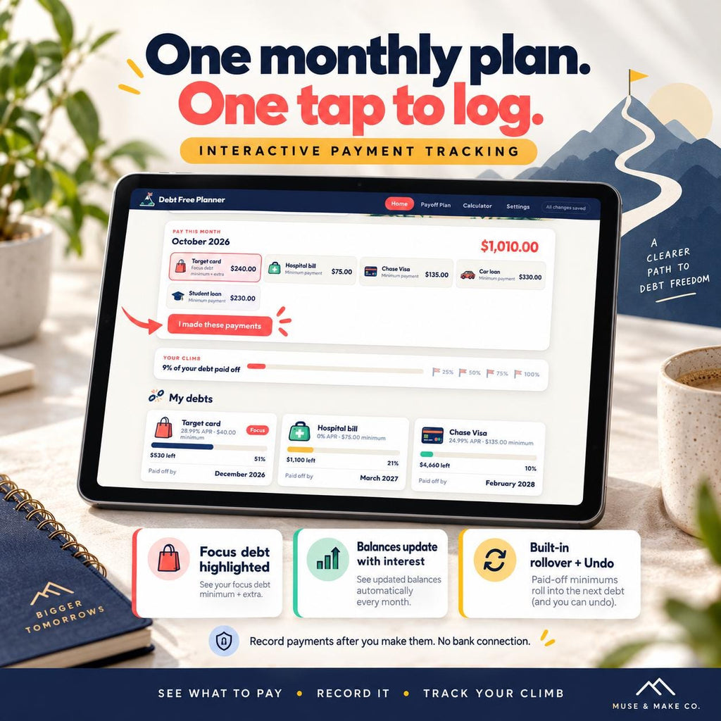 Debt Payoff Tracker Google Sheets Web App