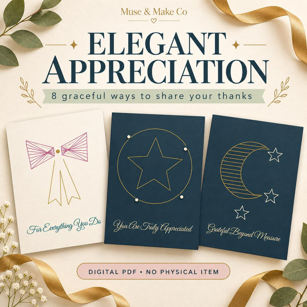 Thank You & Appreciation String Art Card Patterns