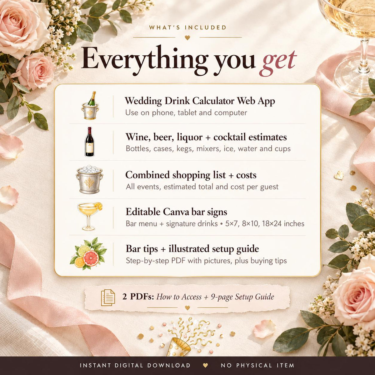 Wedding Drink Calculator