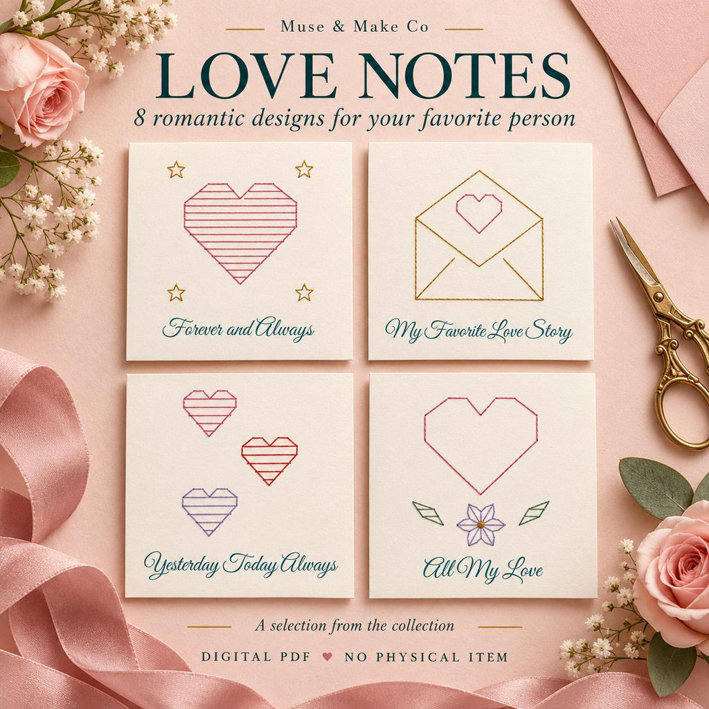 String Art Anniversary Cards Set