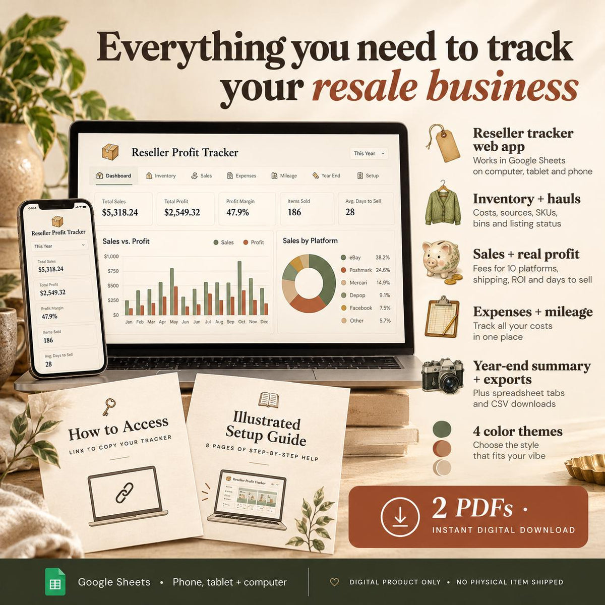 Reseller Spreadsheet Google Sheets App