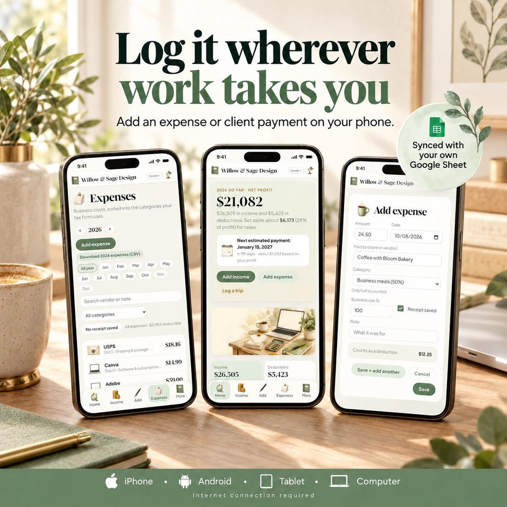 Small Business Tax Spreadsheet Google Sheets App