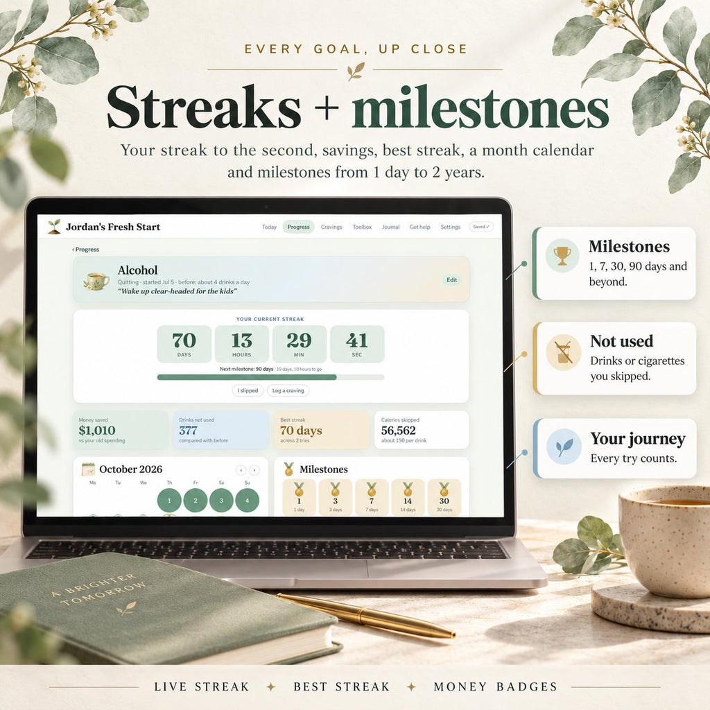 Sobriety Tracker App for Google Sheets