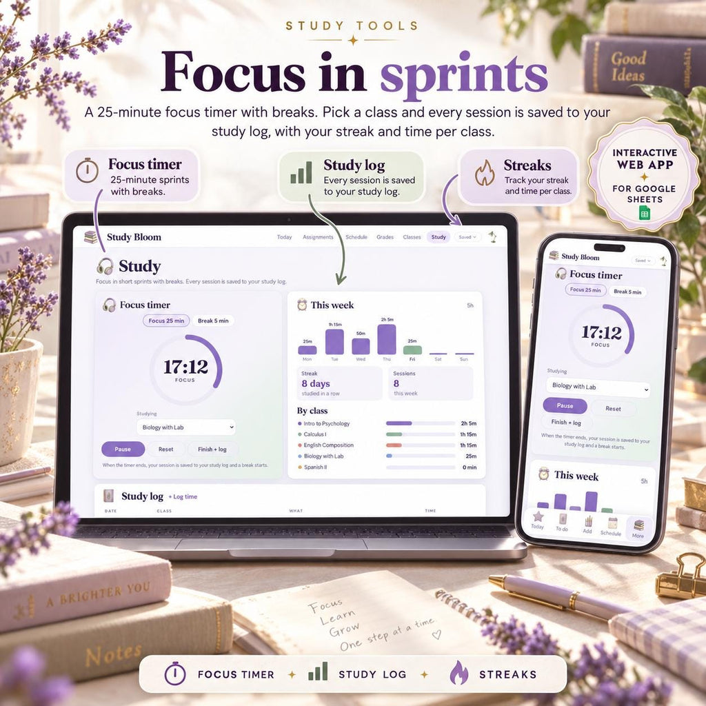 Student Planner App, Digital Assignment Tracker