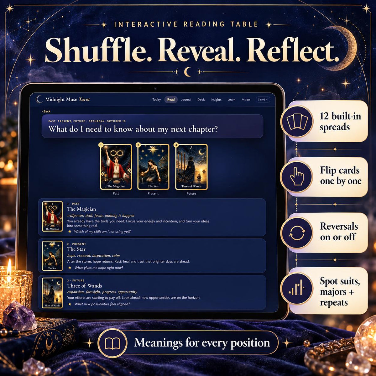 Tarot Journal App, Tarot Reading Journal