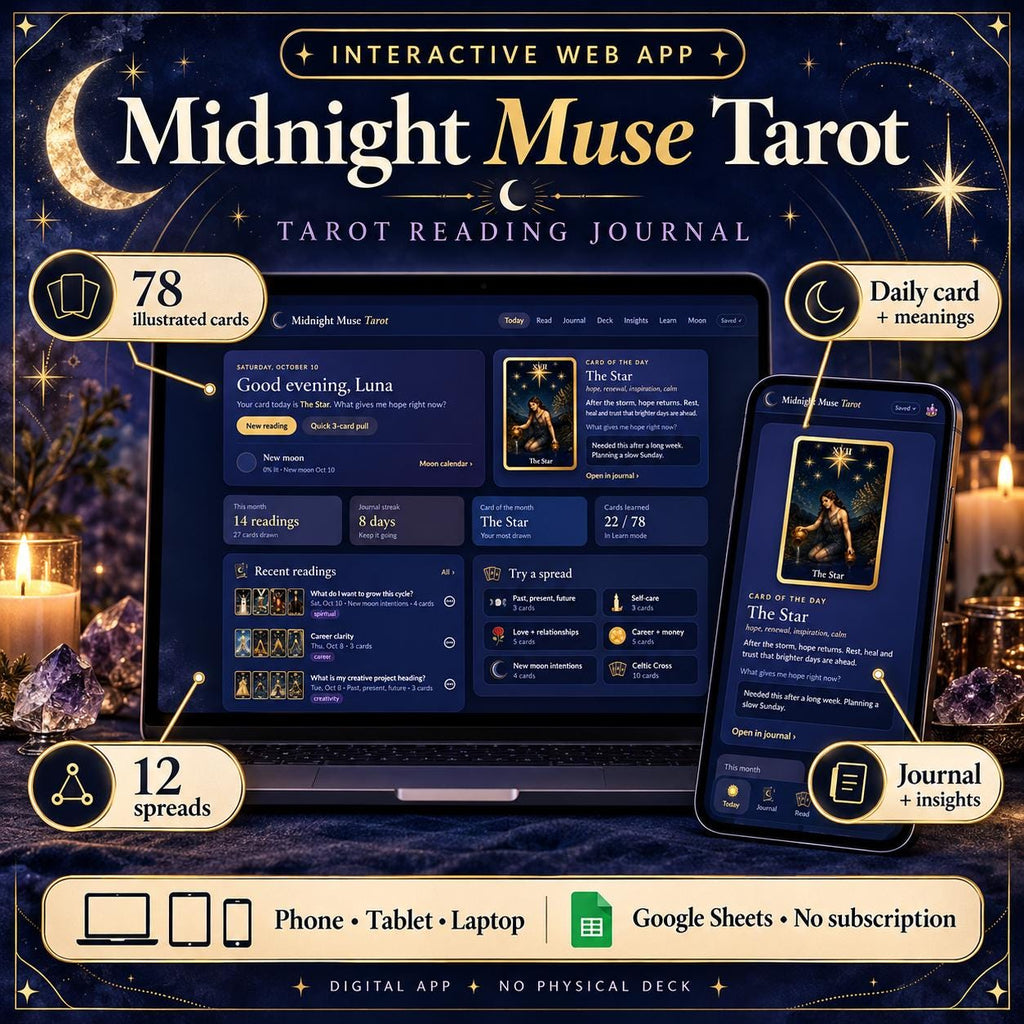Tarot Journal App, Tarot Reading Journal