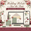 Wedding Website and Save the Date Bundle