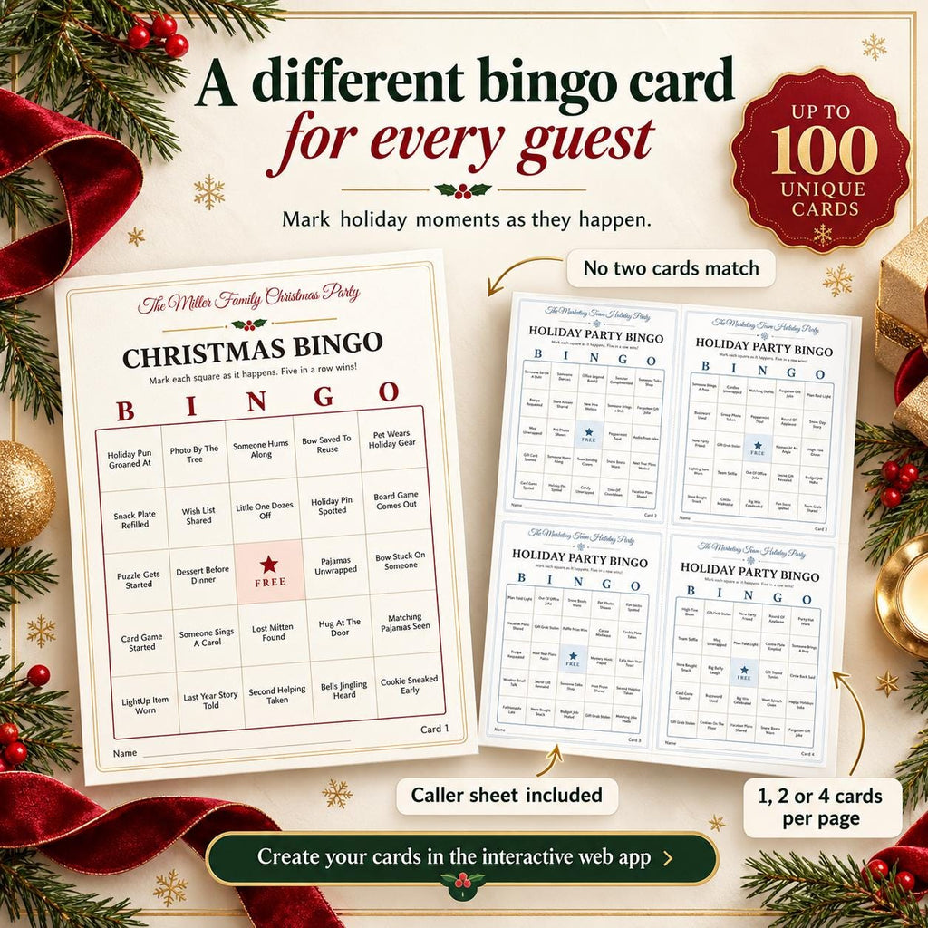 Christmas Party Games, Left Right Gift Exchange Game