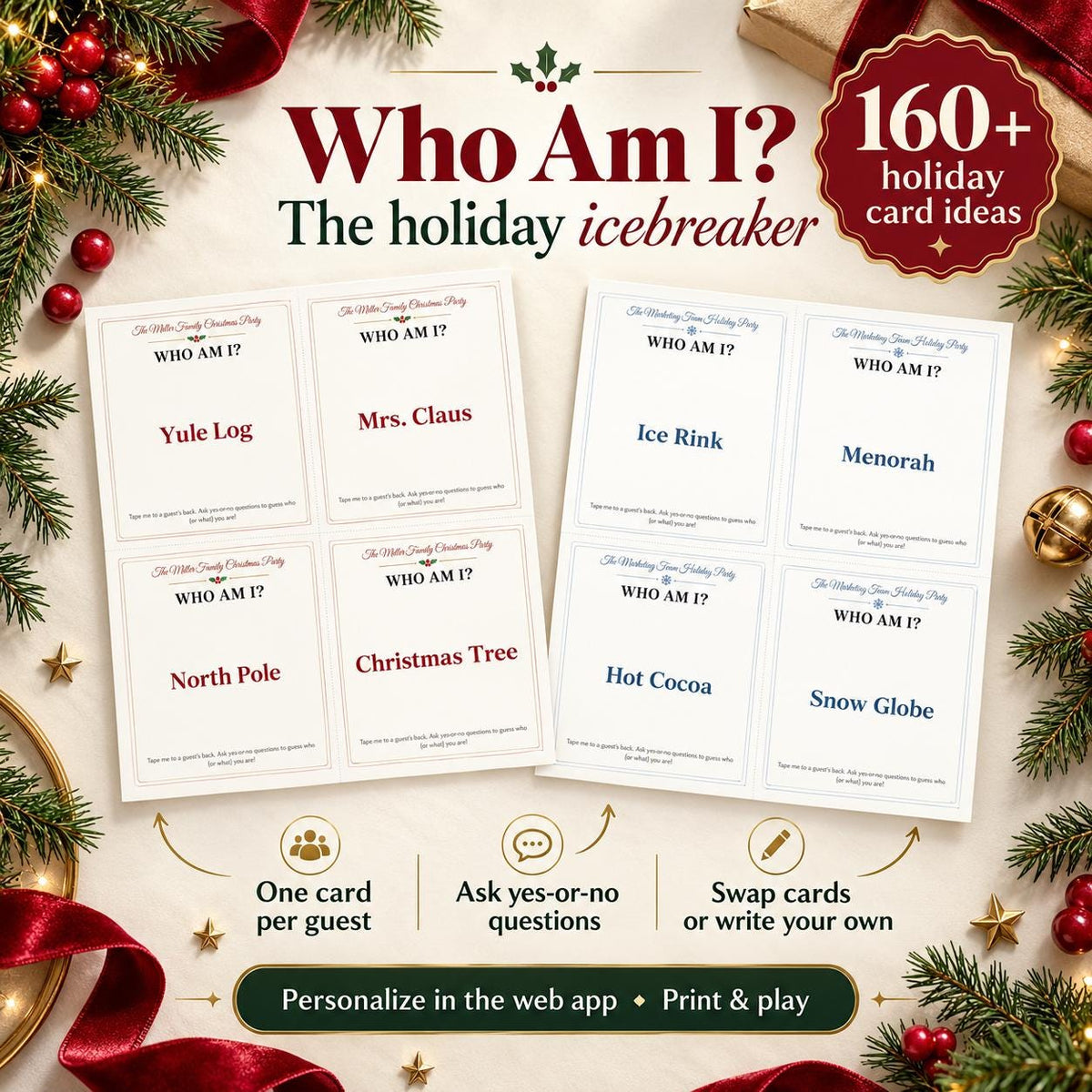 Christmas Party Games, Left Right Gift Exchange Game